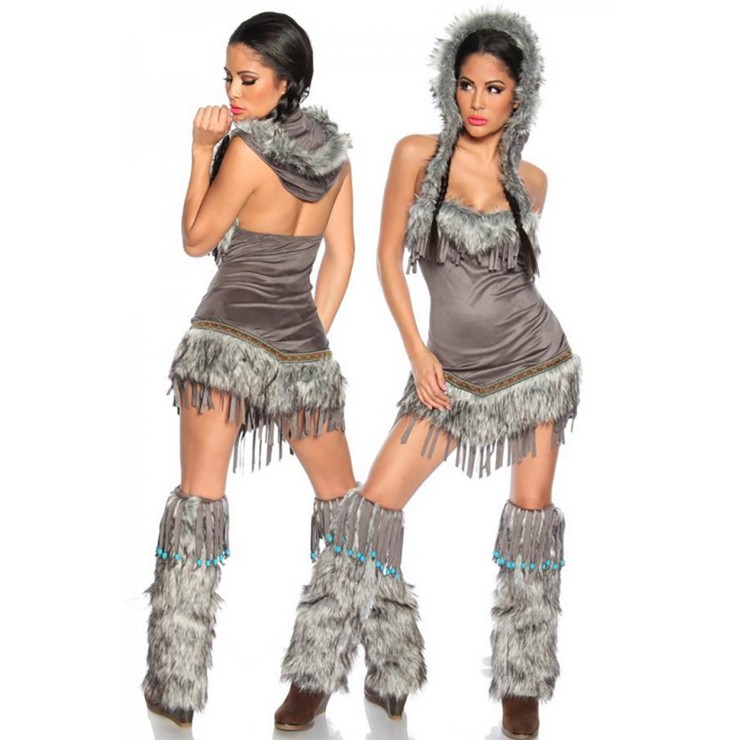 COSTUME NATIVA AMERICANA PELLEROSSA