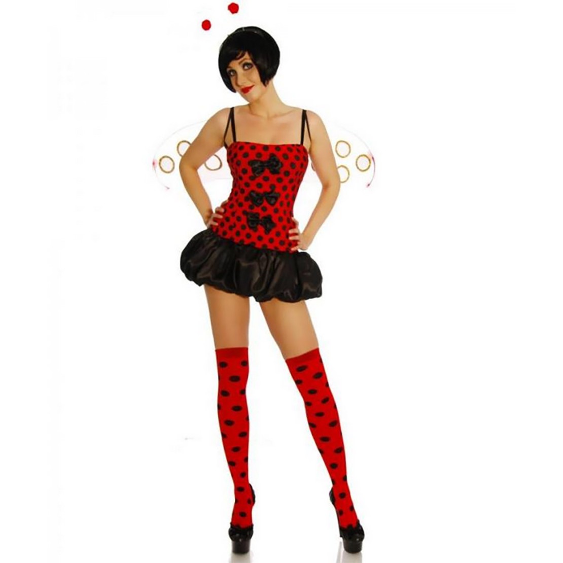 COSTUME TRAVESTIMENTO DA COCCINELLA SEXY CON...