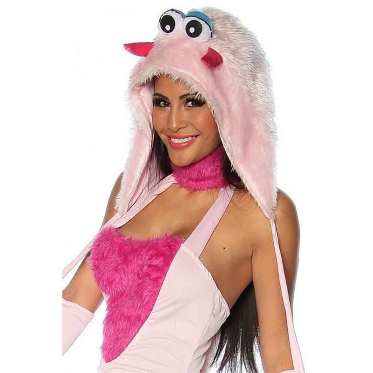 COSTUME TRAVESTIMENTO DA MOSTRICIATTOLO ROSA SEXY SET 4 PZ 2