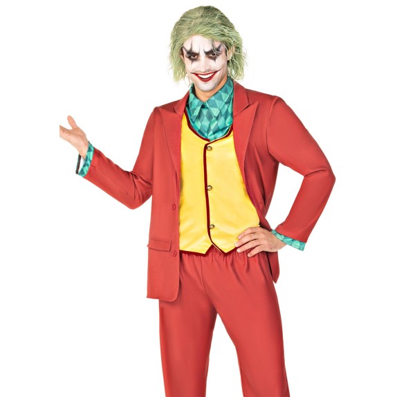 COSTUME TRAVESTIMENTO DA JOKER SSET 3 PEZZI