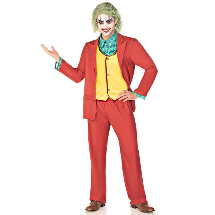 COSTUME TRAVESTIMENTO DA JOKER SSET 3 PEZZI