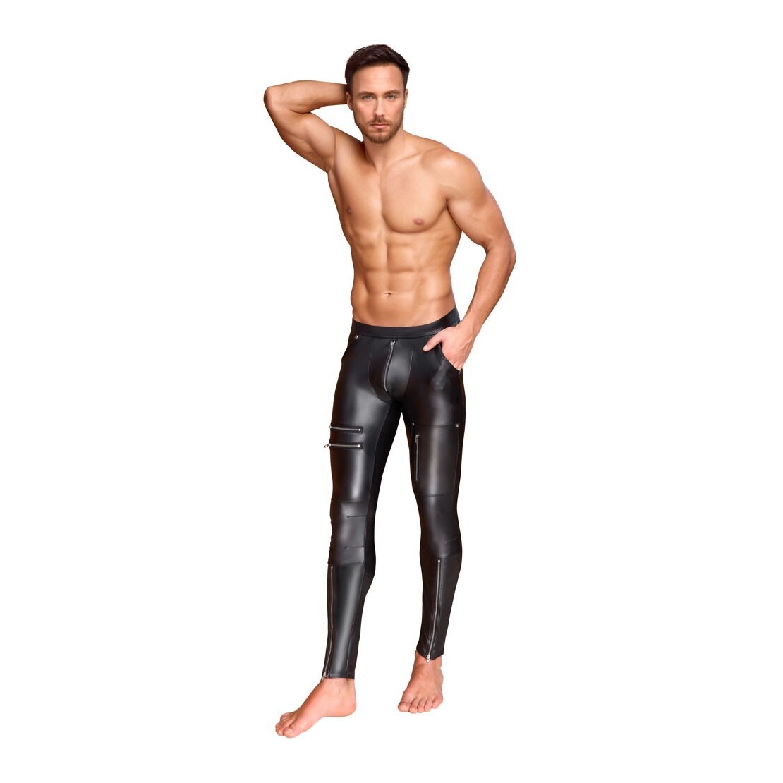 PANTALONI SEXY PER UOMO IN SPANDEX OPACO...