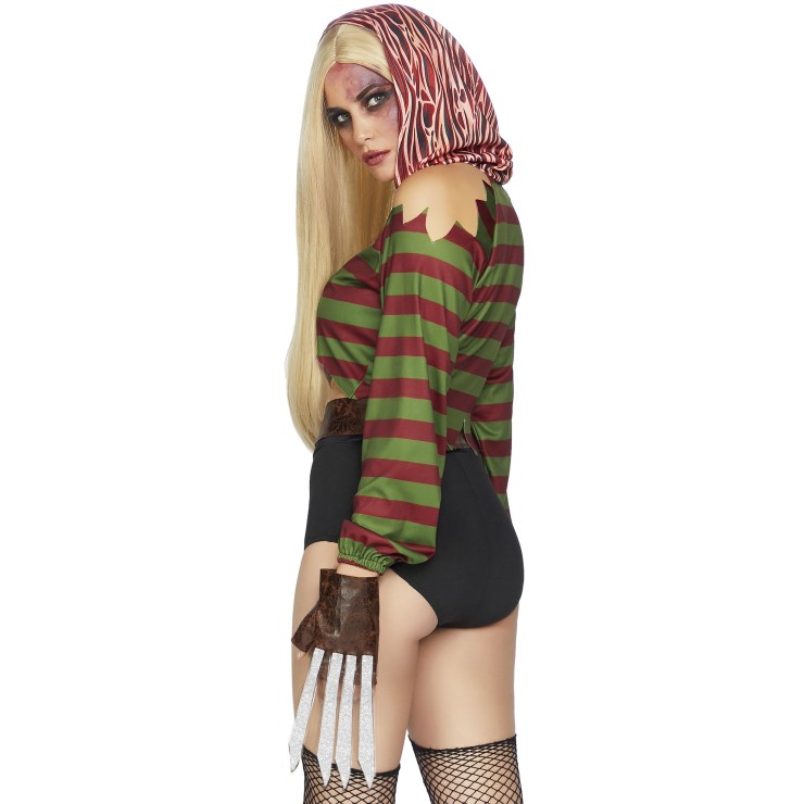 COSTUME 3 PEZZI TRAVESTIMENTO DA DONNA KRUEGER DREAM... 2