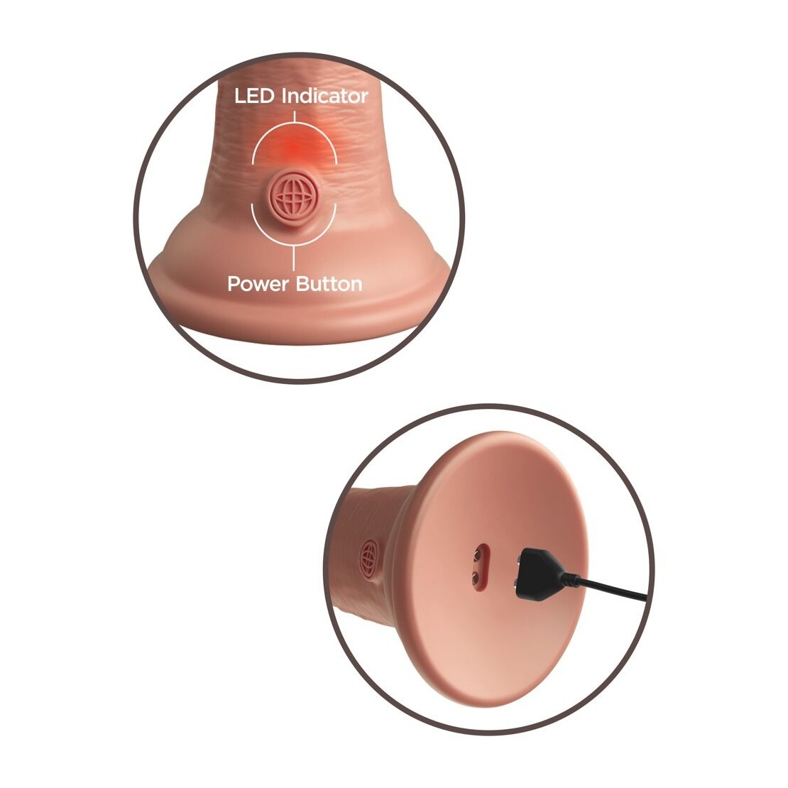 FALLO REALISTICO VIBRANTE WIRELESS CON VENTOSA...