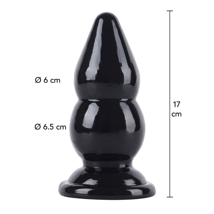 TAPPO ANALE CON SFERE E BASE IN PVC LARGE 17 CM EXTREME