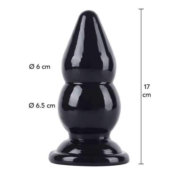 TAPPO ANALE CON SFERE E BASE IN PVC LARGE 17 CM EXTREME