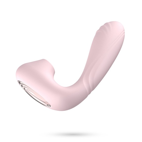 VIBRATORE PER PUNTO G E CLITORIDE USB CON TELECOMANDO POOKIE+