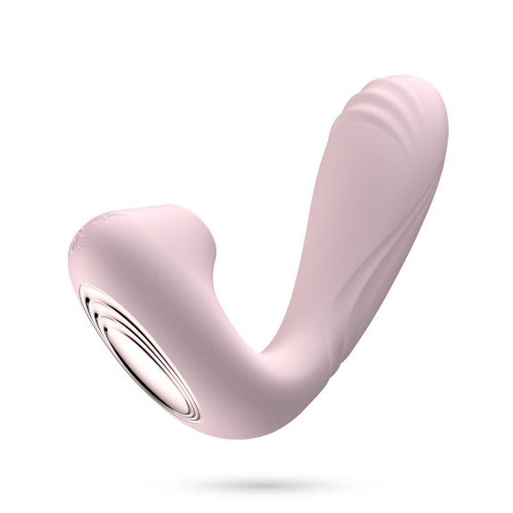 VIBRATORE PER PUNTO G E CLITORIDE USB CON TELECOMANDO POOKIE+