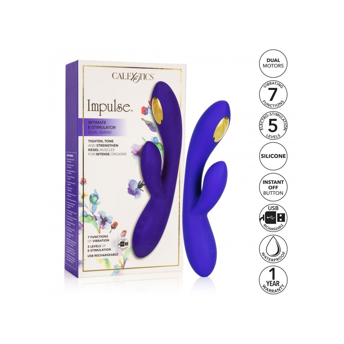 VIBRATORE RABBIT CON SCOSSE SEX TOY DUAL WAND