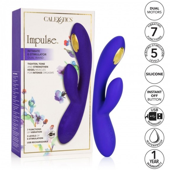 VIBRATORE RABBIT CON SCOSSE SEX TOY DUAL WAND