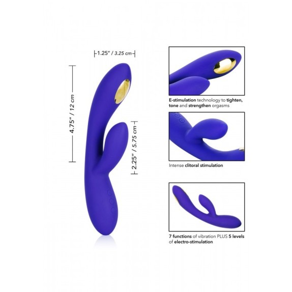 VIBRATORE RABBIT CON SCOSSE SEX TOY DUAL WAND