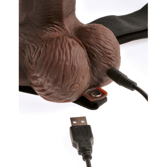 copy of STRAP-ON PROTESI REALISTICA PER UOMO VIBRANTE CON TELECOMANDO HOLLOW 8''