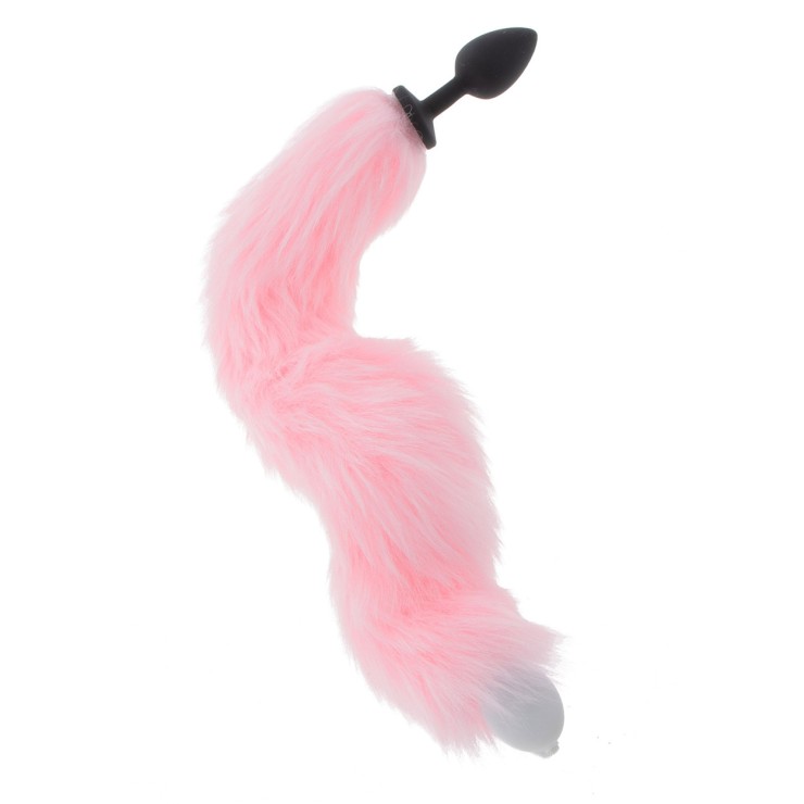 PLUG ANALE IN SILICONE CON CODA DA UNICORNO LED CHE SI... 2