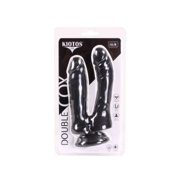 FALLO REALISTICO PER DOPPIA PENETRAZIONE SEX TOY CON VENTOSA