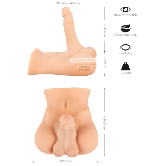 MEZZO BUSTO REALISTICO