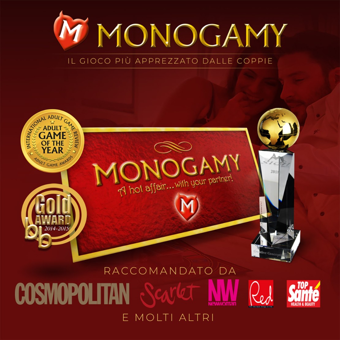 MONOGAMY GIOCO IN SCATOLA SEXY PER COPPIA CON...