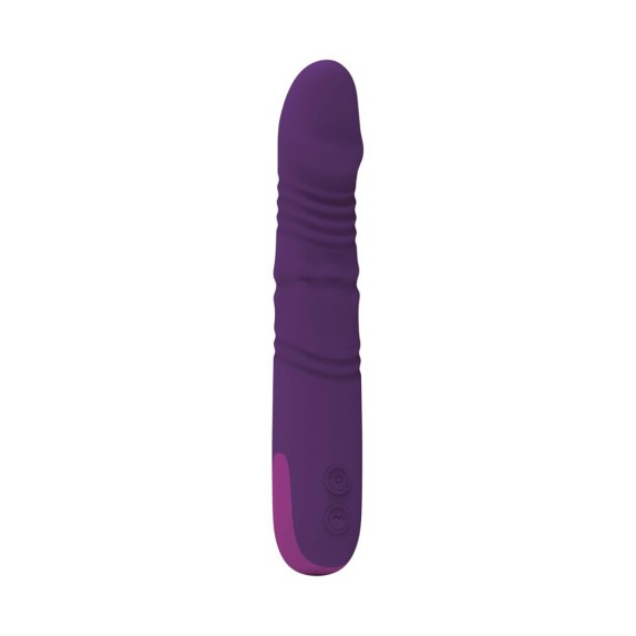 VIBRATORE PUNTO G PER DONNA CON VIBRAZIONE + PERLE + MOVIMENTO SU E GIU'