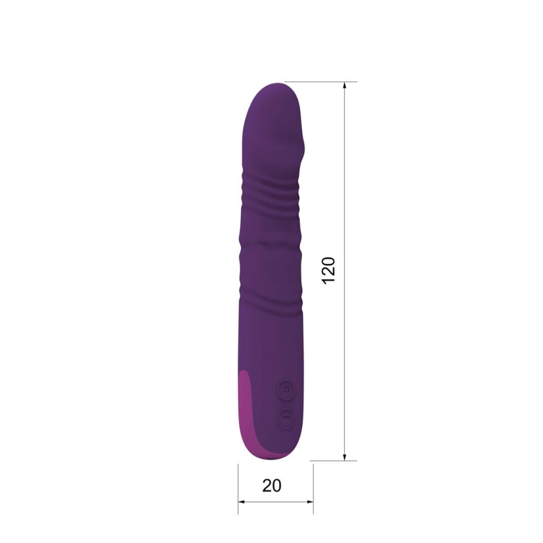 VIBRATORE PUNTO G PER DONNA CON VIBRAZIONE +...