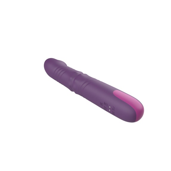 VIBRATORE PUNTO G PER DONNA CON VIBRAZIONE + PERLE + MOVIMENTO SU E GIU'