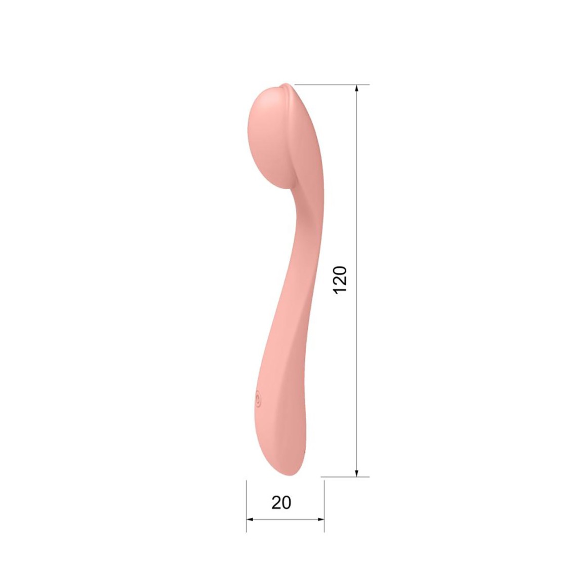TULIP VIBRATORE PER PUNTO G PIEGHEVOLE PER...