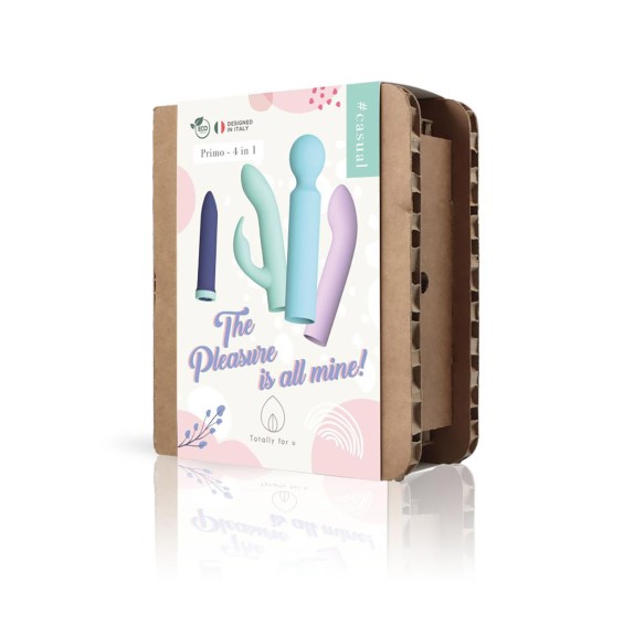 PRIMO 4IN1 KIT DI VIBRATORI SEXY PER DONNA CON BULLET RICARICABILE