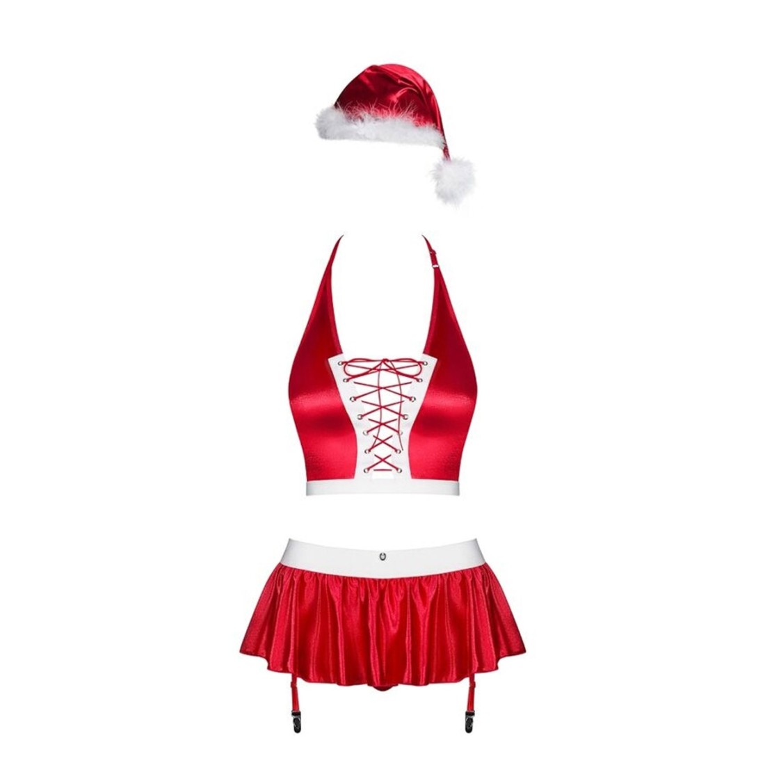 COMPLETO INTIMO SEXY PER DONNA SET DI NATALE 4...
