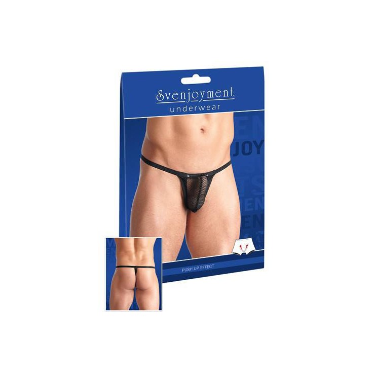 PERIZOMA SEXY PER UOMO IN RETE CON LACCI PER SOSTENERE IL... 2