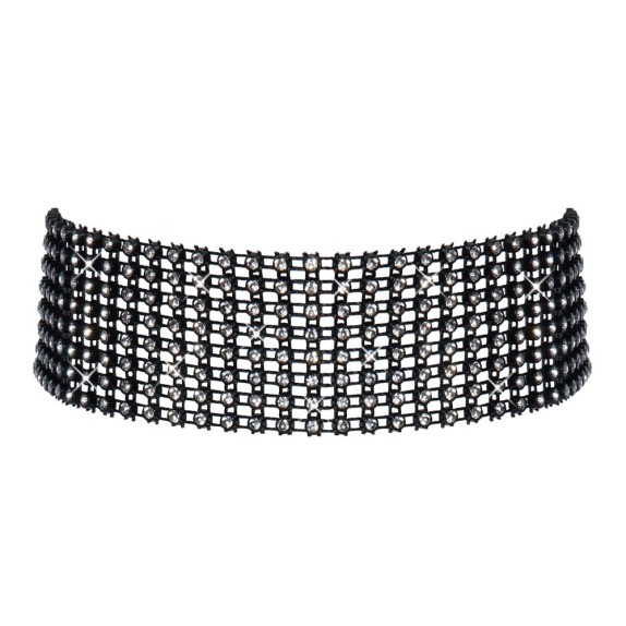 CHOKER GIROCOLLO SEXY ACCESSORIO PER DONNA CON STRASS COTTELLI