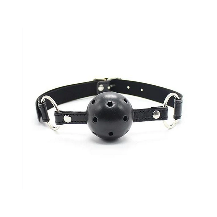 BAVAGLIO-MORSO PER GIOCHI SADOMASO BREATHABLE BLACK 2