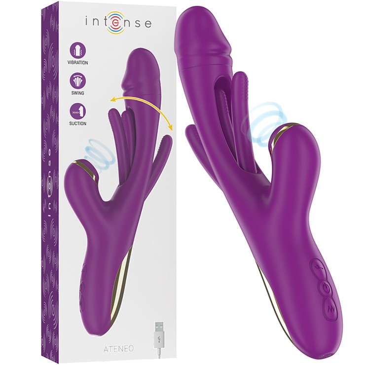 VIBRATORE RABBIT CON LINGUA OSCILLANTE E SUCCHIA... 2