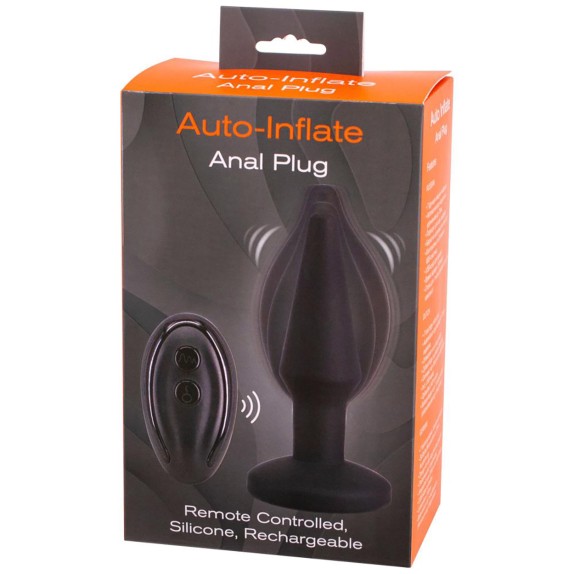 PLUG ANALE GONFIABILE E VIBRANTE CON TELECOMANDO AUTO-INFLATABLE