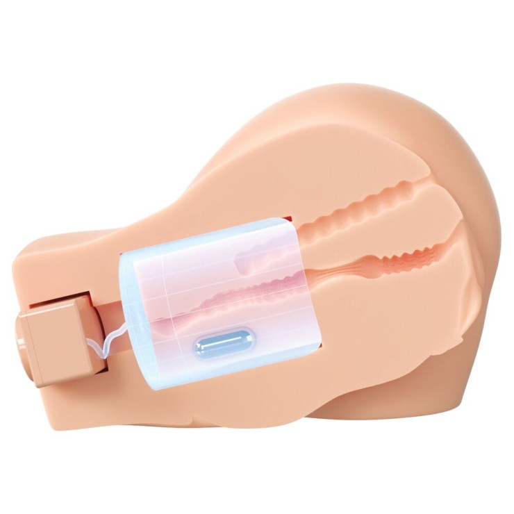 SEDERE CON ANO E VAGINA VIBRANTE CON SUZIONE PER UOMO PDX 2