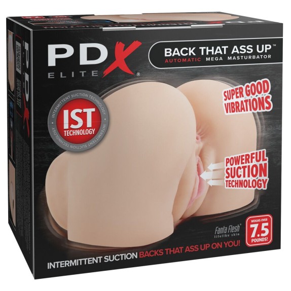 MASTURBATORE PER UOMO A CULETTO VIBRANTE CON SUPER SUZIONE PDX