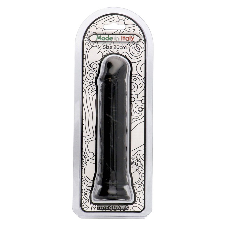 FALLO REALISTICO NERO 20 CM CON VENTOSA 2