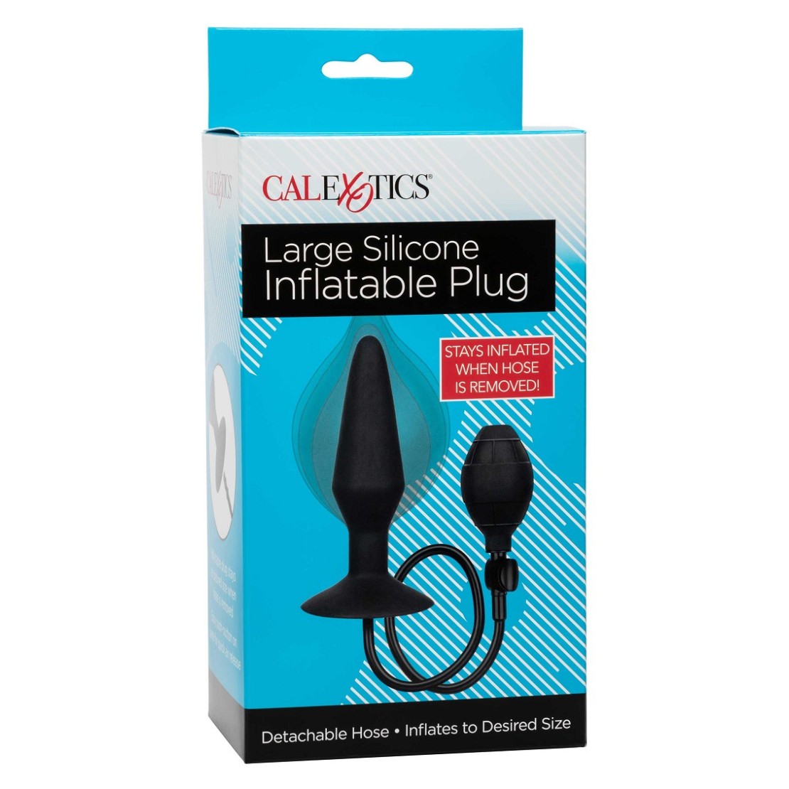 PLUG ANALE GONFIABILE STACCABILE CON VENTOSA...