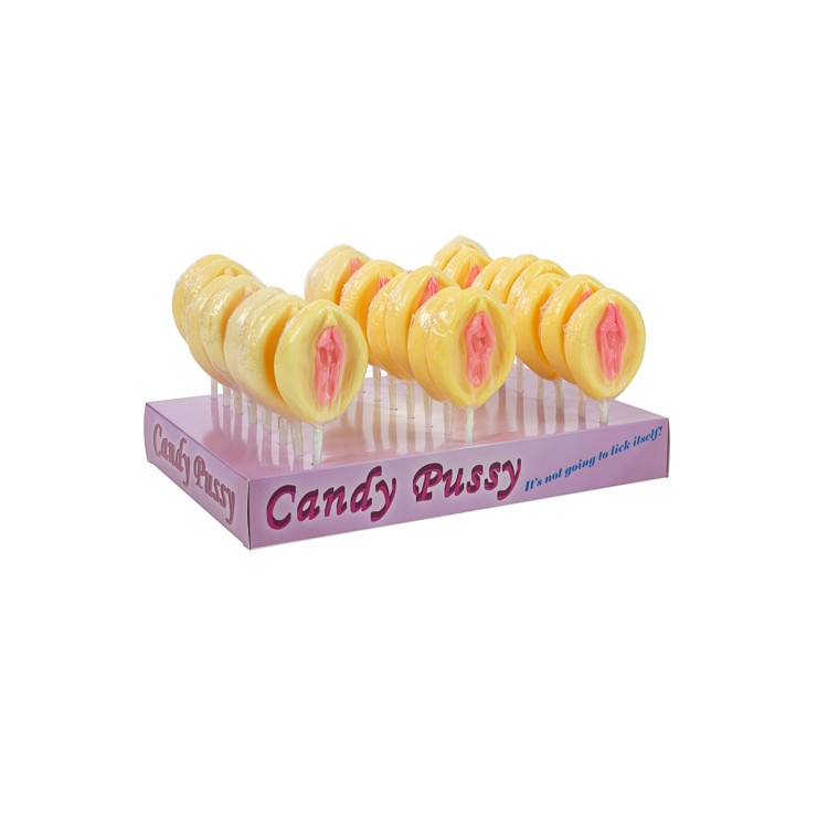 LECCA LECCA A FORMA DI VAGINA CANDY PUSSY LOLLIPOP 2