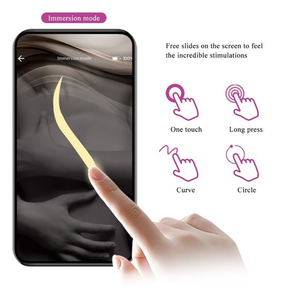 OVETTO VAGINALE VIBRANTE PER PUNTO G CON APP A DISTANZA CASPER