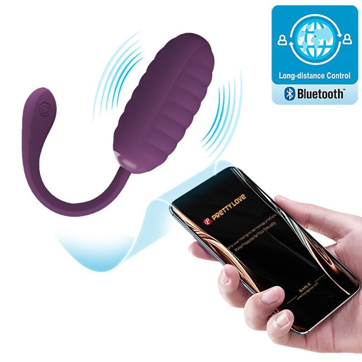 OVETTO VAGINALE VIBRANTE PER PUNTO G CON APP A DISTANZA...