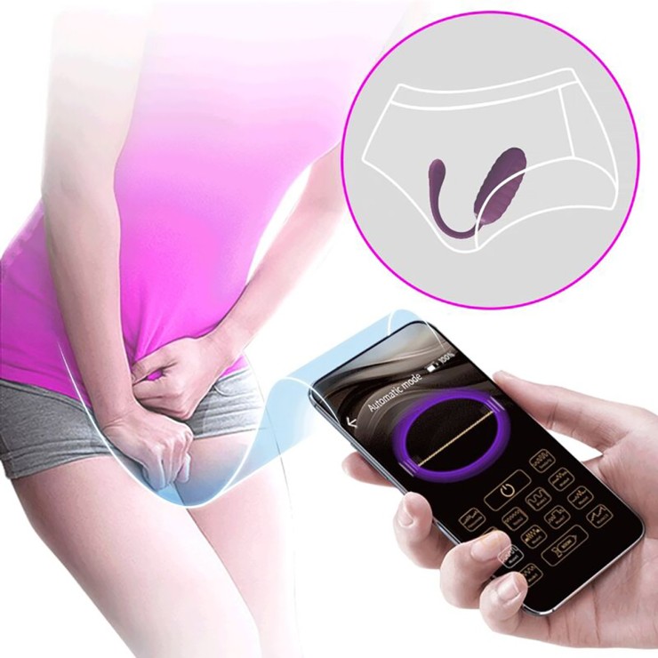 OVETTO VAGINALE VIBRANTE PER PUNTO G CON APP A DISTANZA... 2
