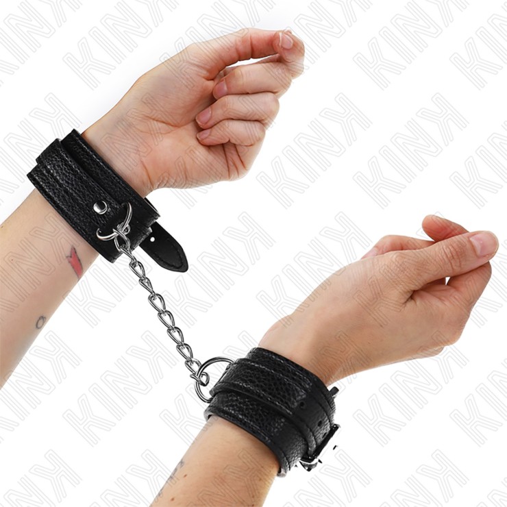MANETTE REGOLABILI CON TRAMA PELLE DI SERPENTE E CATENA... 2