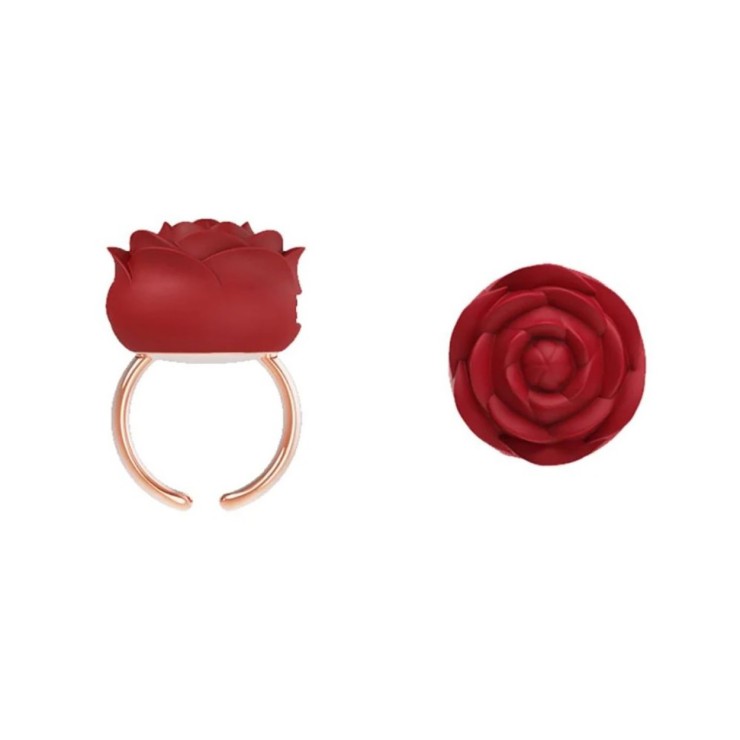 VIBRATORE DA DITO A FORMA DI ROSA RICARICABILE LUXURY...