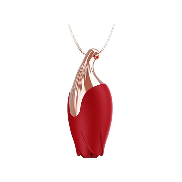 SEX TOY COLLANA FORMA DI ROSA VIBRANTE NECKLACE VIBRATOR