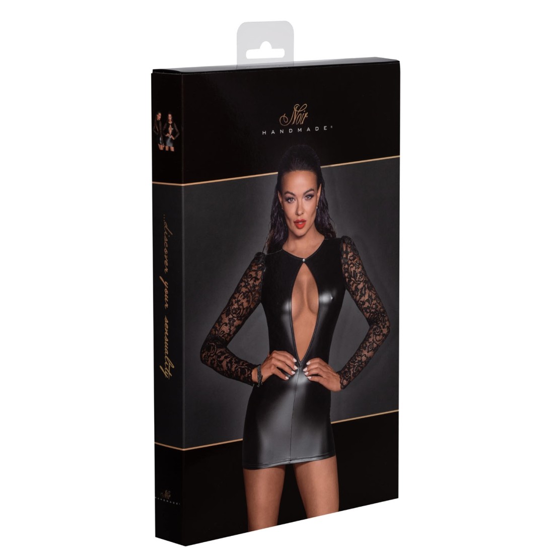 copy of MINI ABITO SEXY PER DONNA CON MANICHE...