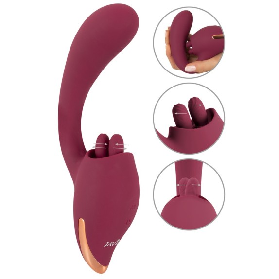 copy of VIBRATORE DOPPIO PER DONNA CON VIBRAZIONE PUNTO G E LECCA CLITORIDE