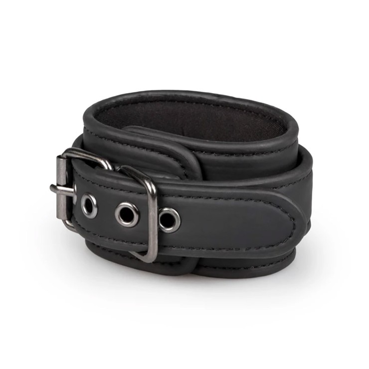 MANETTE IN ECOPELLE NERE REGOLABILI STACCABILI CON... 2