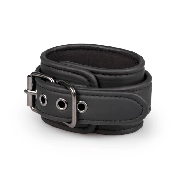 copy of MANETTE IN ECOPELLE NERO REGOLABILI