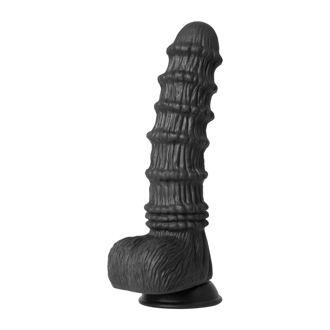 DILDO VIBRANTE NERO DI GRANDI DIMENSIONI CON...
