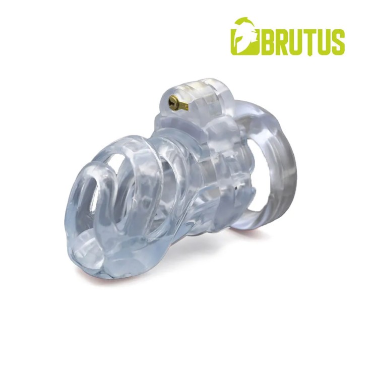 CINTURA DI CASTITA' PER UOMO SEXY BRUTUS CYBORG CAGE IN... 2