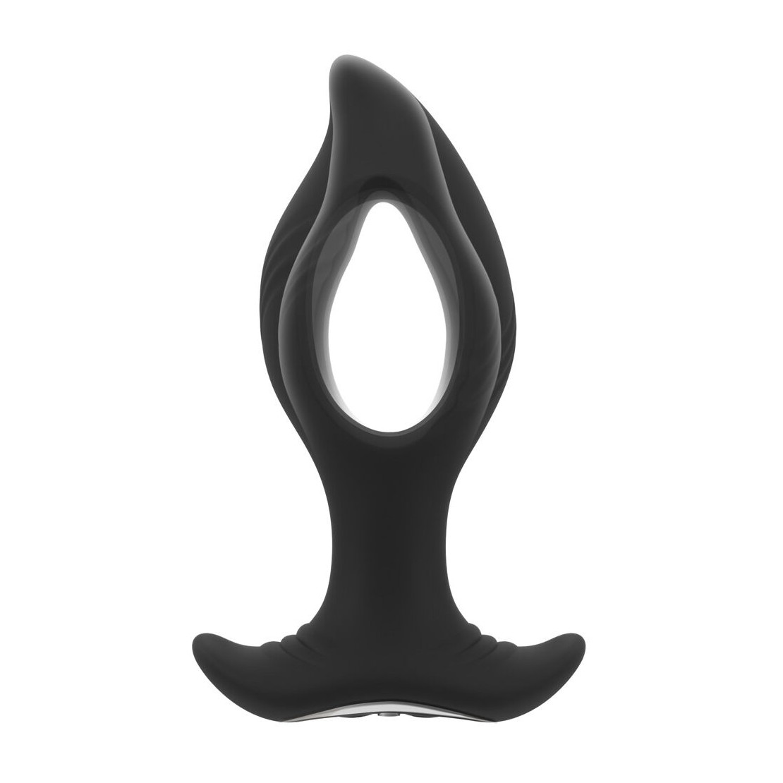 PLUG ANALE CON FORO CENTRALE VIBRANTE SEX TOY...