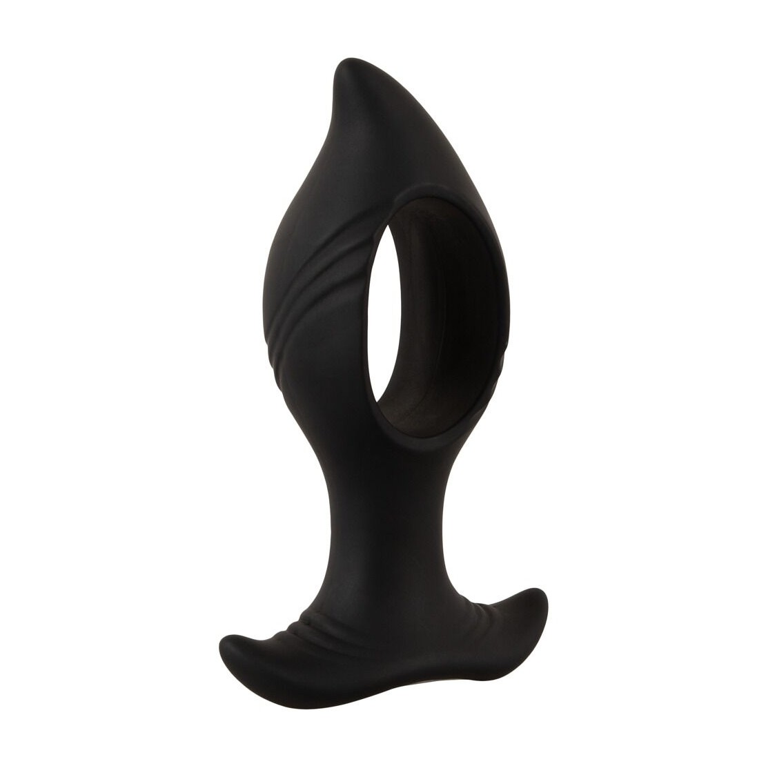 PLUG ANALE CON FORO CENTRALE VIBRANTE SEX TOY...